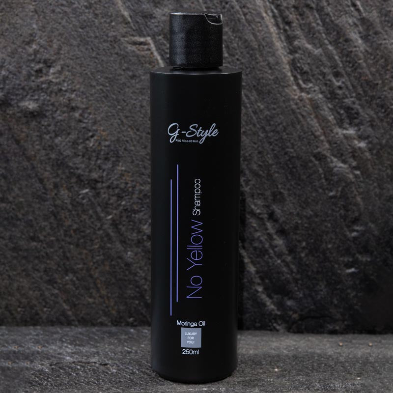 G-Style Professional Moringa Oil voor extra glans en verzorging van geblondeerd en grijs haar.