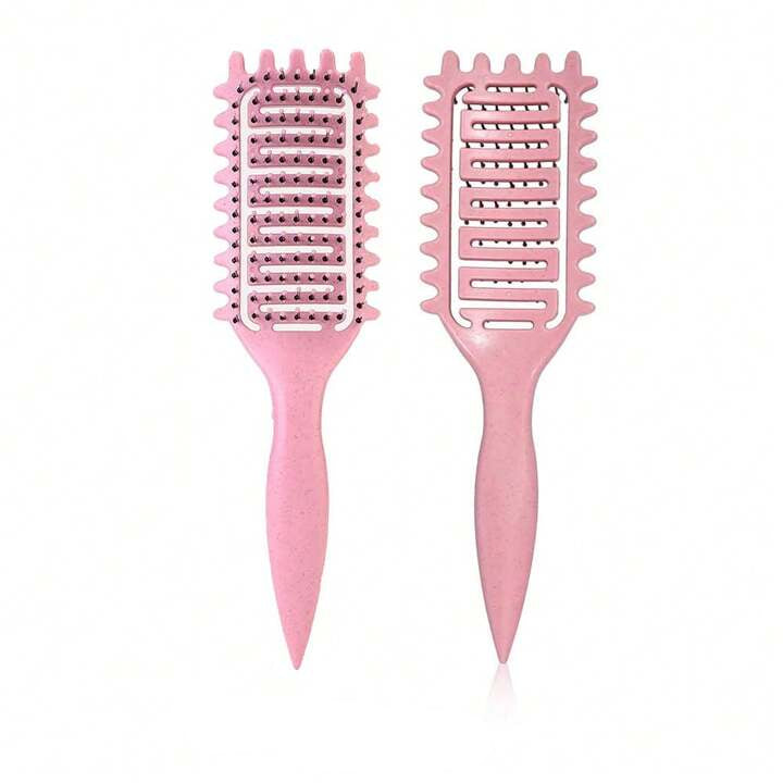 G-Style Professional Krullenborstel CG Proof in de kleur roze voor het ontwarren en definiëren van krullend haar.