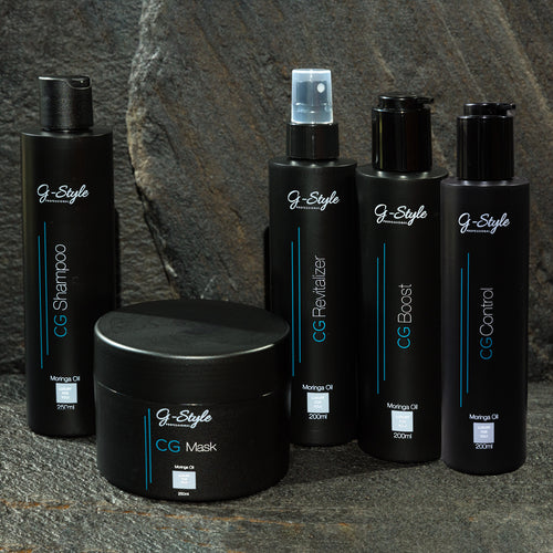 G-Style Professional Curly Girl Methode complete 5-delige set voor krullend haar, 100% vegan en vrij van siliconen.