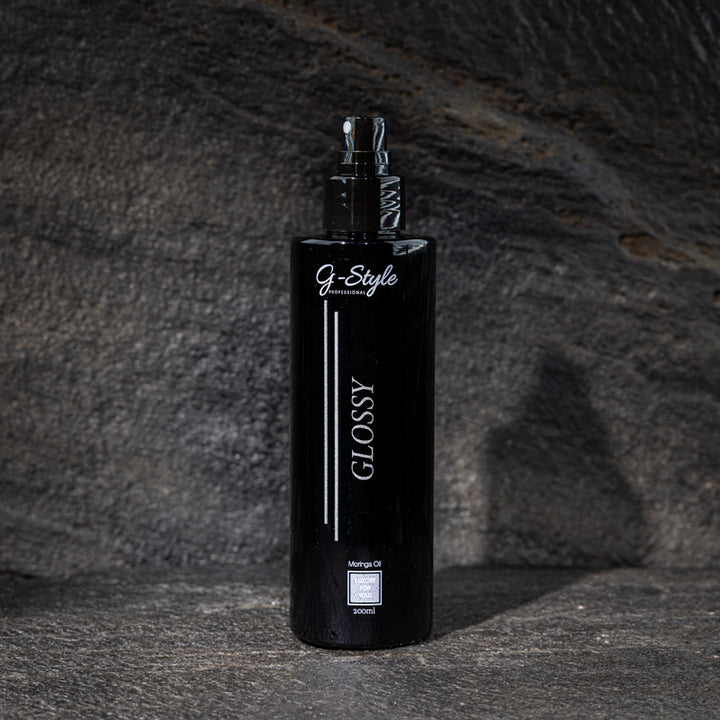 G-Style Professional Glossy glansspray met VAPO-verstuiver voor een gewichtloze glans en professionele afwerking.