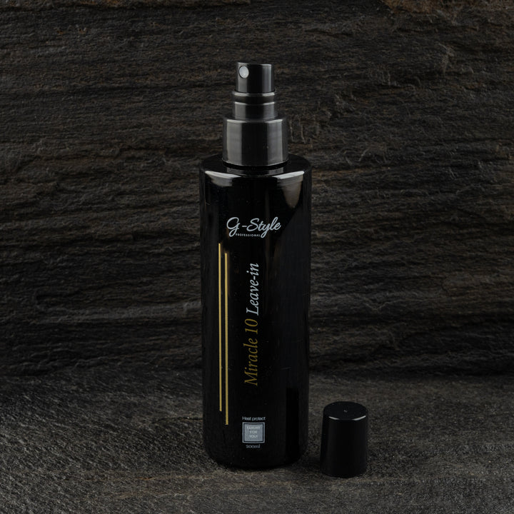 G-Style Professional Miracle10 Leave-In 200ml spray voor 10-in-1 haarverzorging, hittebescherming en glans.