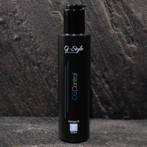 G-Style Professional CG Control afwerkingscrème voor pluiscontrole en hittebescherming van krullend haar.