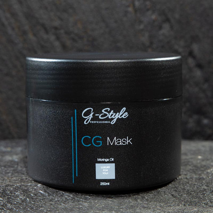 G-Style Professional CG Masker voor diepe hydratatie en herstel van krullend en golvend haar, 100% vegan.