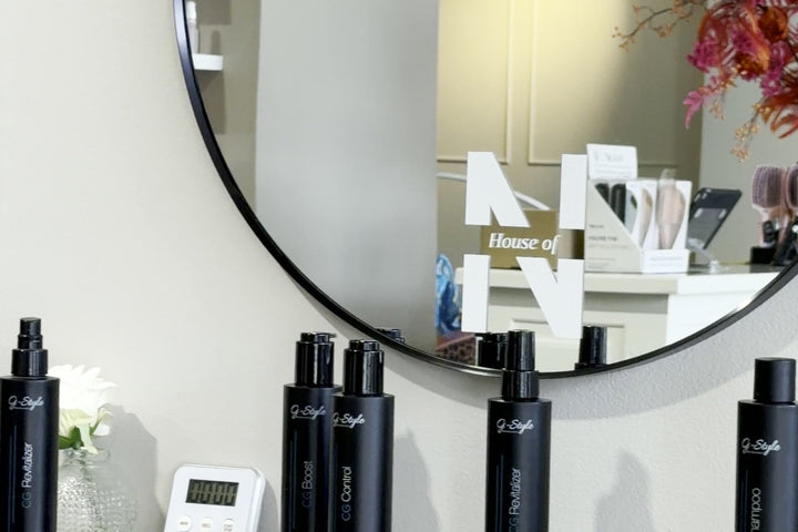G-Style CG-producten op het schap van salon House of N